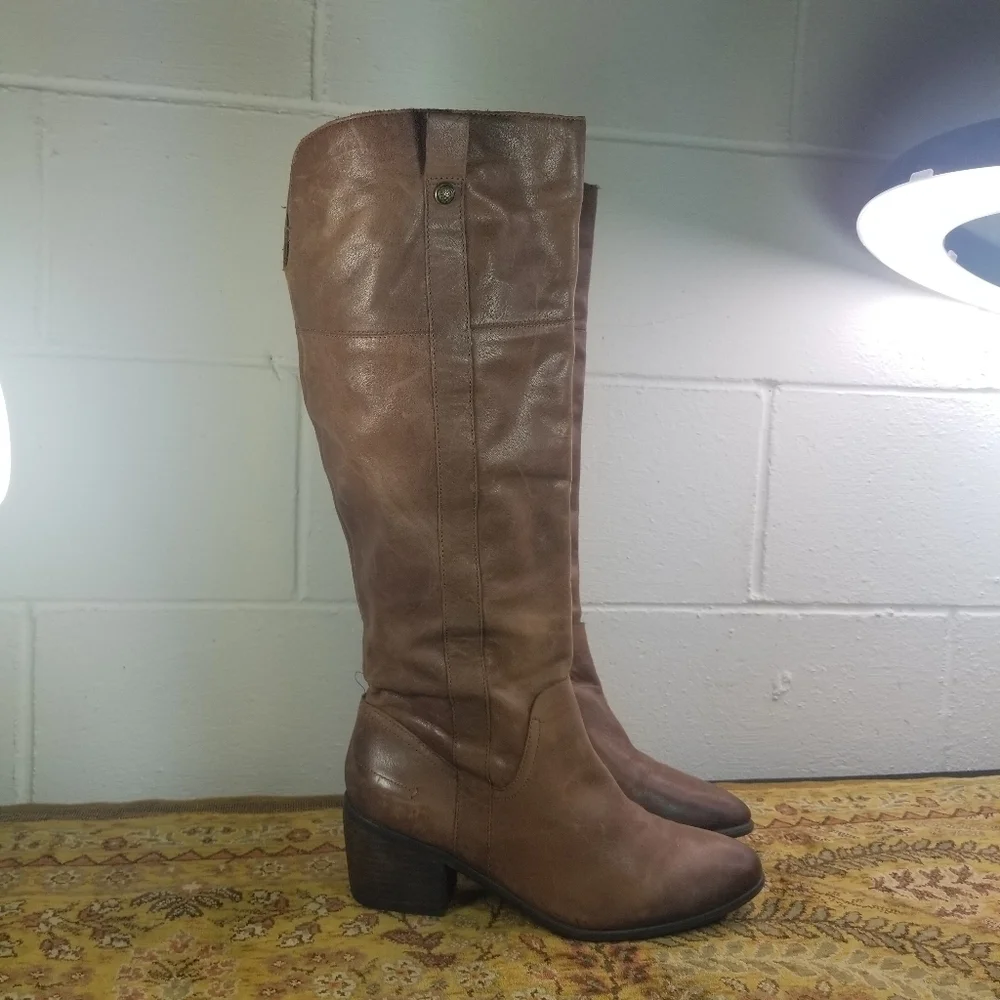 Vince Camuto Mordona leather tall riding boots